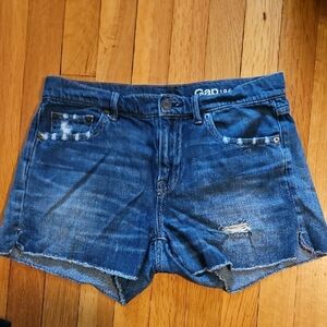 Women's Blue Denim Shorts